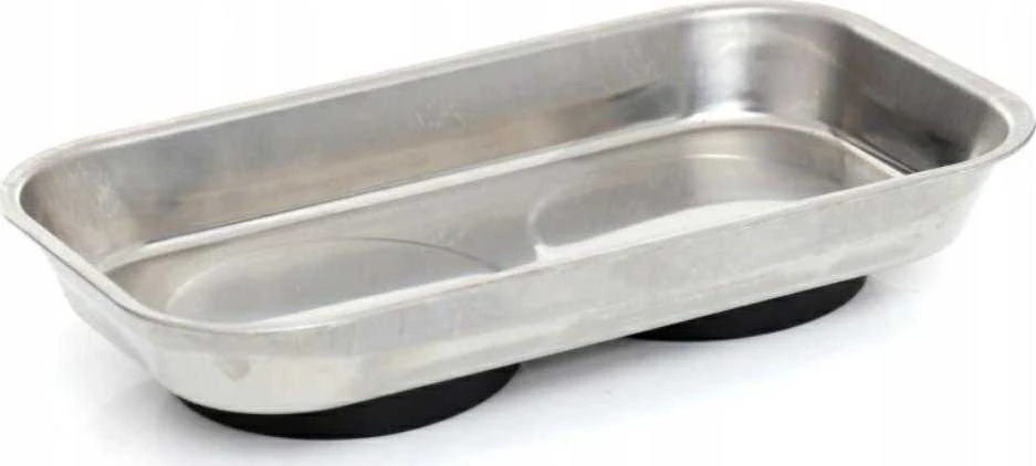 SILVER MISKA MAGNETYCZNA PROSTOKĄTNA /Sidabrinis