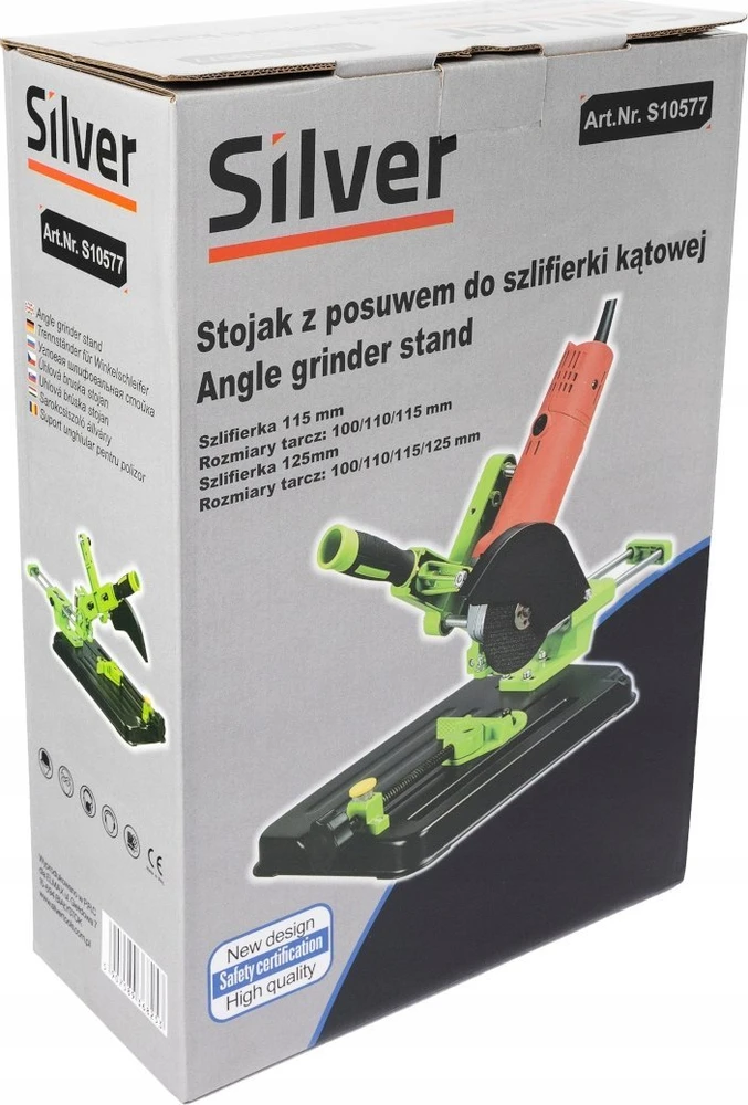 SILVER Sidabrinis Sidabrinis STOVAS KAMPINIAM ŠLIFUOKLIUI 115/125mm