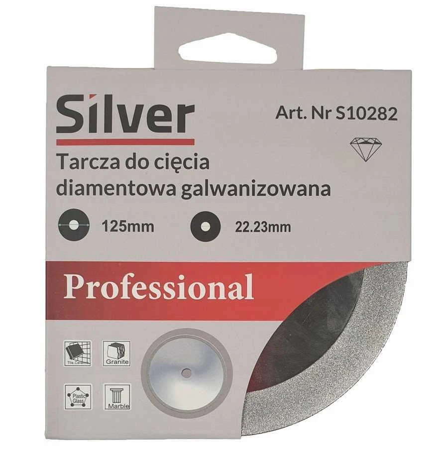 SILVER Sidabrinis Sidabrinis DEIMANTINIS PJOVIMO DISKAS 125×1,1x15mm
