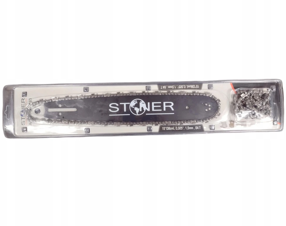 SILVER Sidabrinis SIDABRINIS KREIPTUVAS+2xGRANDINĖS 15″ 325 64 narelių SKIRTAS HUSQVARNA /STONER