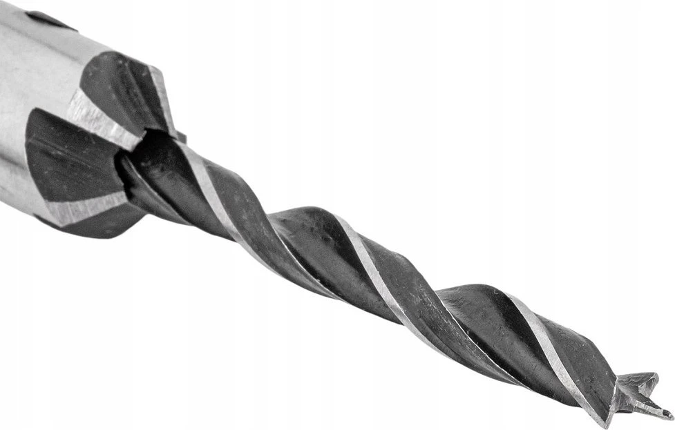 Grąžtas SILVER Sidabrinis WIERTŁA DO DREWNA Z POGŁĘBIACZEM 3-6mm 5szt.