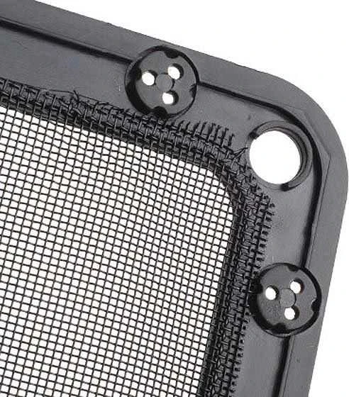 SilverStone ventiliatoriaus grotelės ir filtro komplektas SST-FF141B Juodas, 140 x 140 x 3 mm