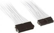 SilverStone SST-PP07-MBW 1 x pagrindinės plokštės 24 kontaktų jungtis, Išplėskite kabelio ilgio esamą maitinimo šaltinį, Suderinamas su visais PSU.