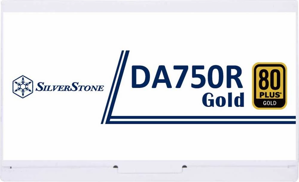„SilverStone SST-DA750R-GMA-WWW“, kompiuterio maitinimo šaltinis - baltas, 1x 12 kontaktų ATX3.0, 4x PCIe, kabelių valdymas, 750 vatų