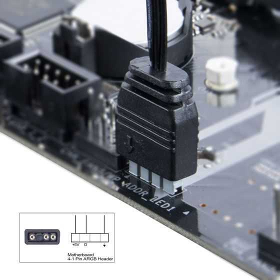 SilverStone Dvipusė LED ARGB LS04 2vnt. (SST-LS04)