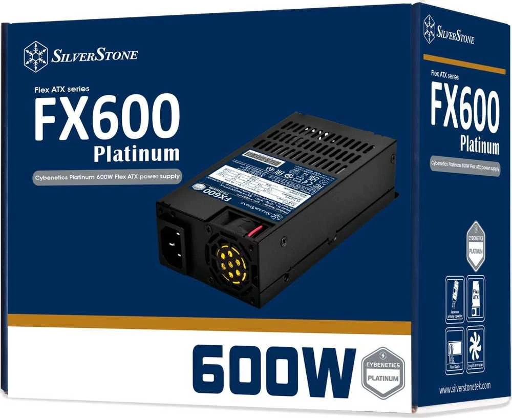 „SilverStone SST-FX600-PT FX600 Platinum“ maitinimo šaltinis – 600 vatų