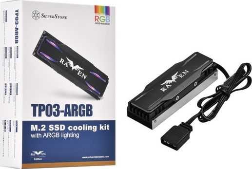 „SilverStone“ radiatorius, skirtas M.2 TP03-ARGB (SST-TP03-ARGB)