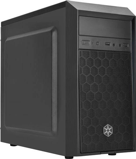 SilverStone SST-PS16B Precision Mini Tower Micro ATX kompiuterio dėklas, tylus, juodas