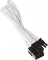SilverStone 8-Pin-PCIe to 6+2-Pin-PCIe Extension – 250mm baltos spalvos