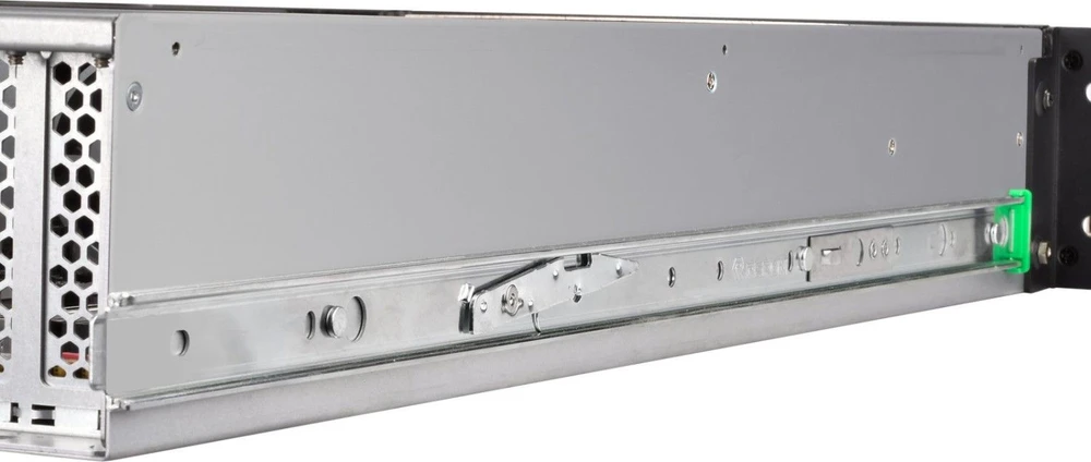 Serveris SilverStone RM23–502 Rackmount Serverio korpusas, ATX, USB 3.0 – 2U – juoda