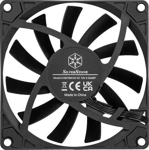 SilverStone Air Slimmer SST-AS90B Slim-korpuso ventiliatorius – 92mm, juodos spalvos