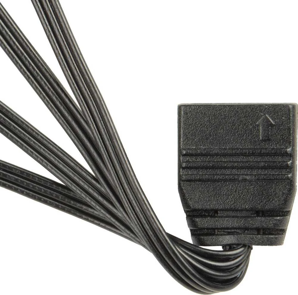 Šakotuvas „SilverStone ARGB“ 4 krypčių skirstytuvo kabelis, ilgis – 30 cm