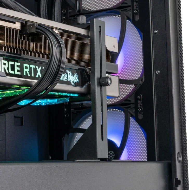 Vaizdo plokštė Silverstone GB01 GPU Mount – Juodas
