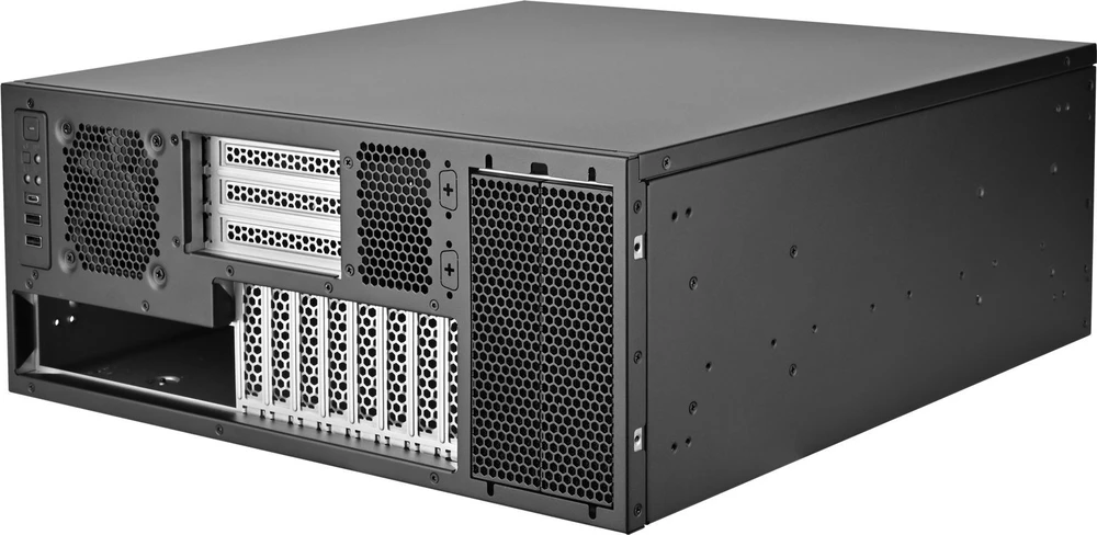 Silverstone SST-RM47-502I Rackmount Storage, 4HE, ATX - juodas