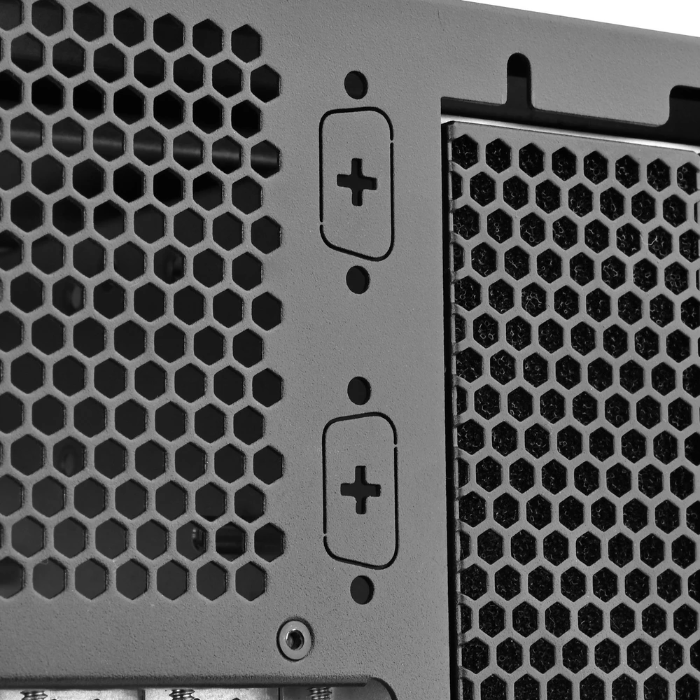 Silverstone SST-RM47-502I Rackmount Storage, 4HE, ATX - juodas