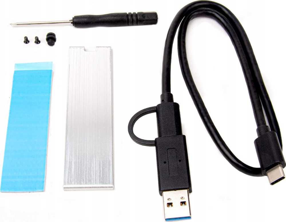 SilverStone SilverStone SST-MS13 - USB 3.2 Gen 2 korpusas M.2 SSD diskui