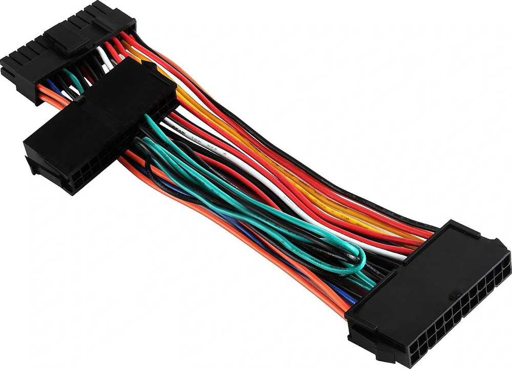 „SilverStone SST-PP10“ – dvigubas 24 kontaktų į vieną 24 kontaktų adapteris