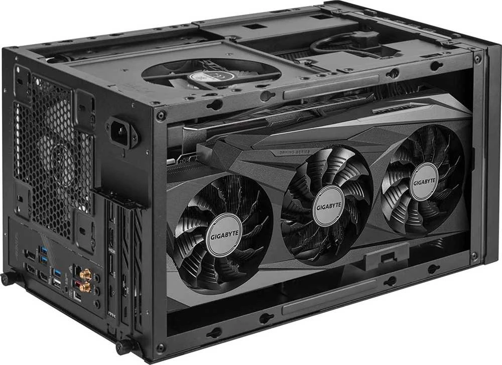 SilverStone SST-SG15B Sugo Mini-ITX case - juodas