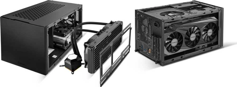 SilverStone SST-SG15B Sugo Mini-ITX case - juodas