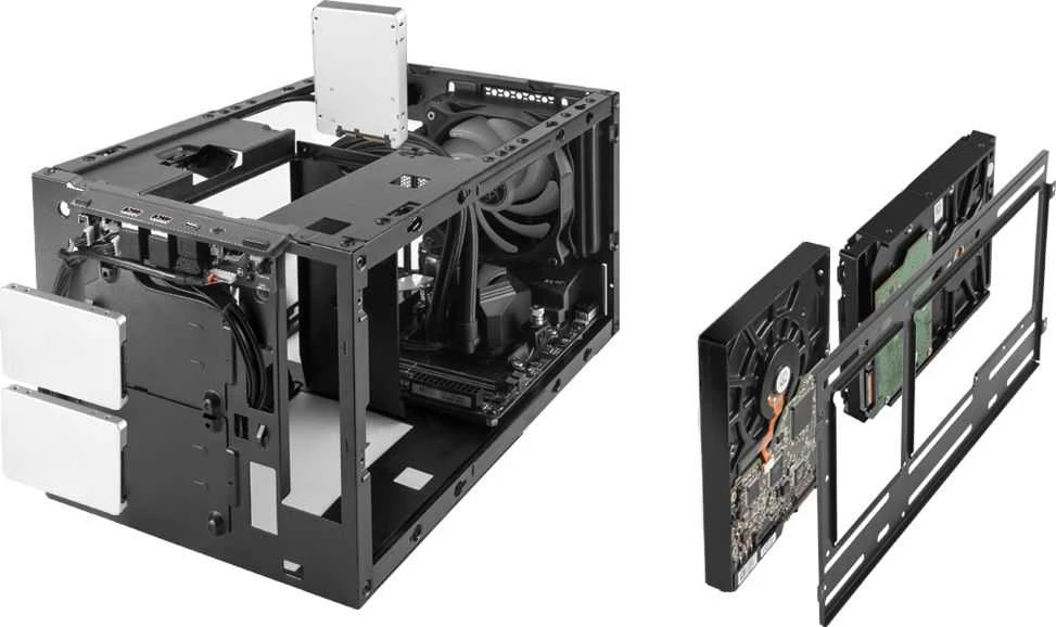SilverStone SST-SG15B Sugo Mini-ITX case - juodas