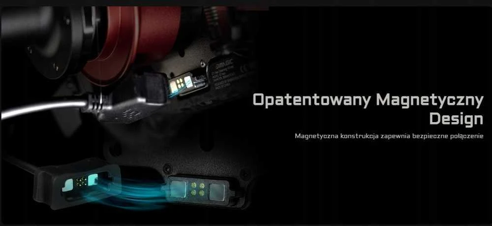 SIMAGIC magnetinis USB adapteris, skirtas GT Neo / Neo X Hub, QR50, QR70, S431