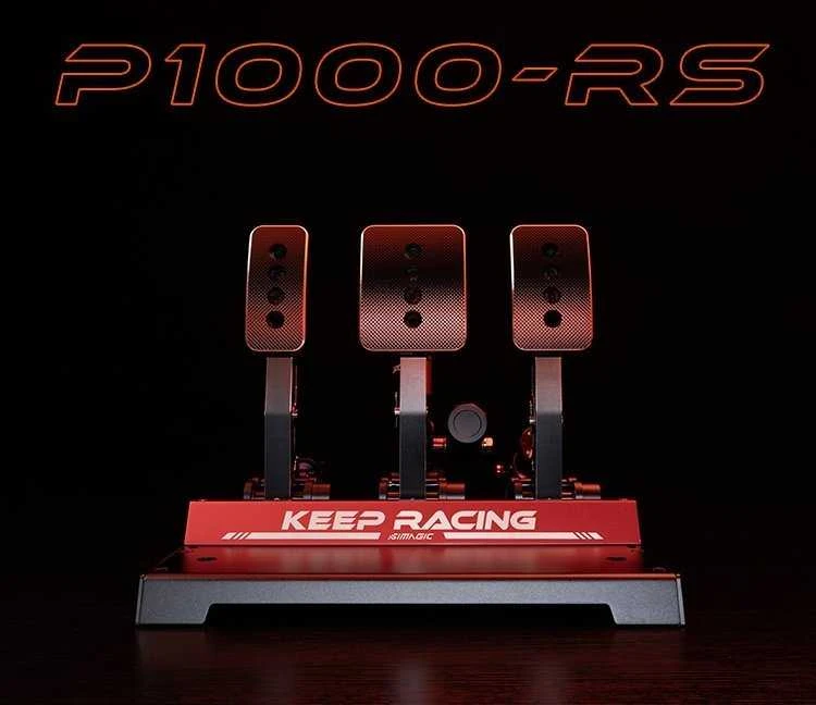 SIMAGIC modulinis pedalų komplektas su 100 kg apkrovos davikliu ir Holo jutikliu, S303