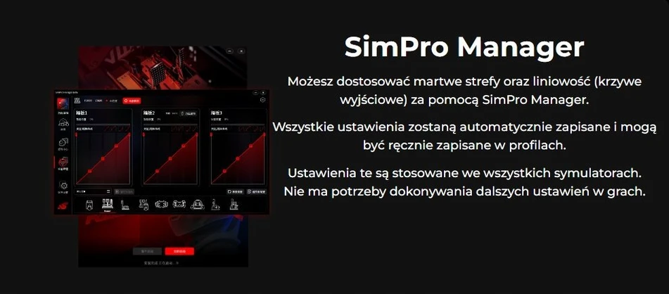 „Simagic P2000“ 2 pedalų komplektas, 200 kg svorio daviklis