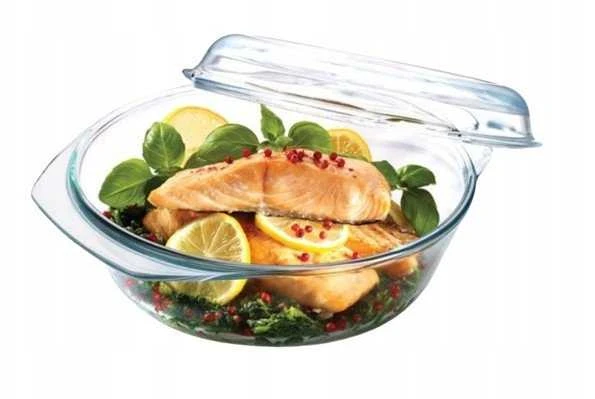 Simax NACZYNIE ŻAROODPORNE OKRĄGŁE Z POKRYWĄ 1,8L GRILL&DROP