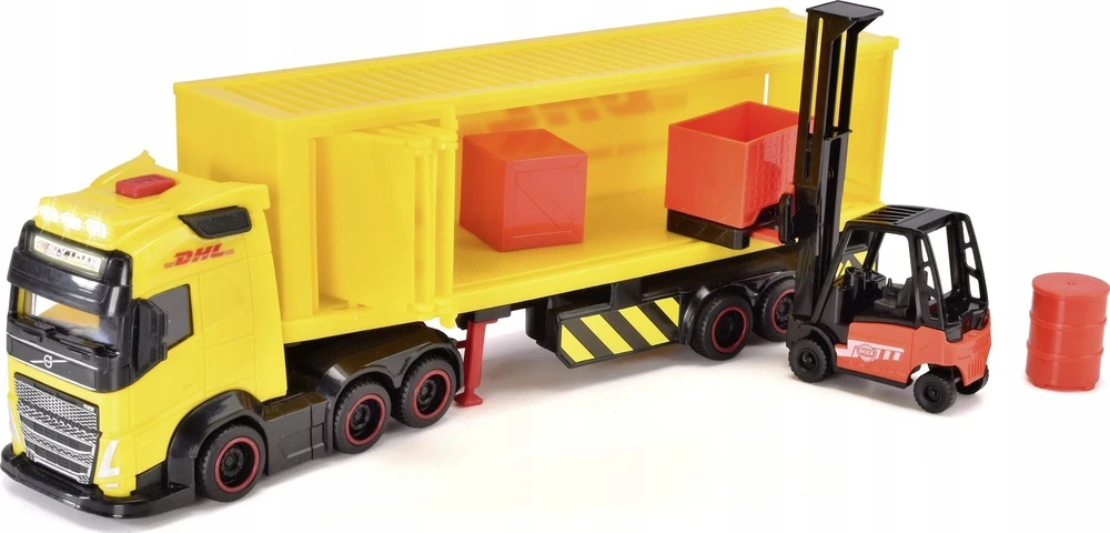SIMBA Dickie City sunkvežimis + priekaba DHL w/dw 374-7018