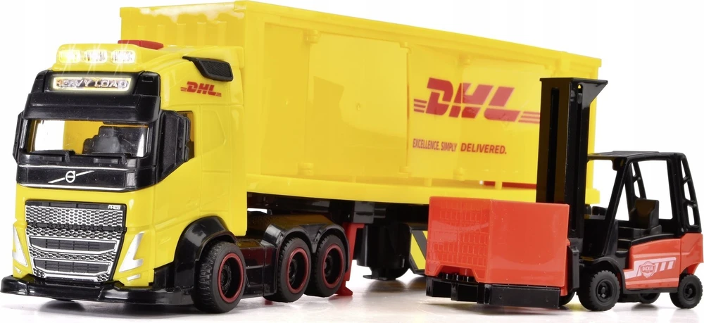 SIMBA Dickie City sunkvežimis + priekaba DHL w/dw 374-7018