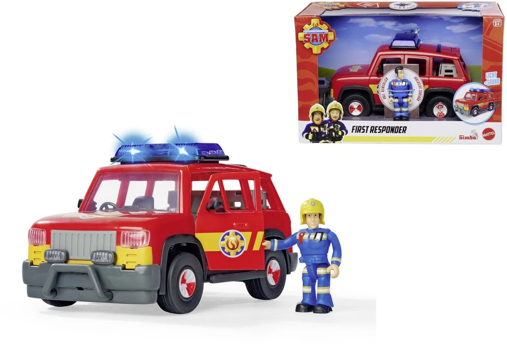 Simba Žaislinis džipas stražakas Sam 4x4 su pirmosios pagalbos rinkiniu