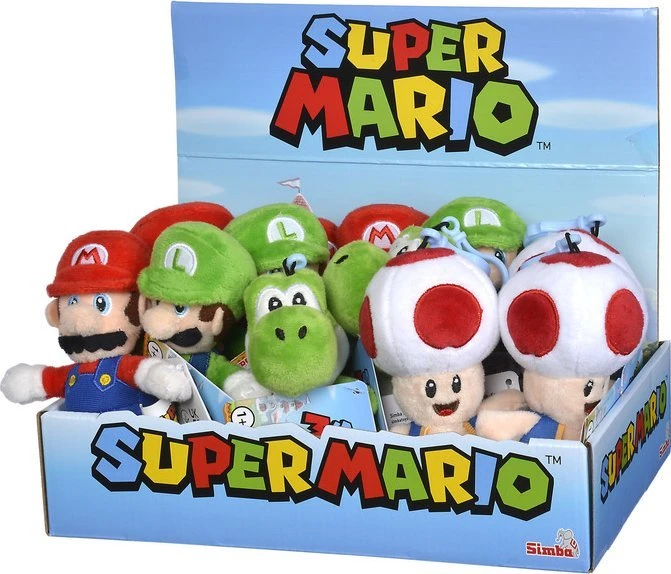 SIMBA Super Mario Pakabutis pliušas 4vnt 923-1008