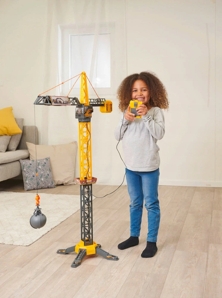Simba Didelis kranas Nuotoliniu būdu valdomas 110 cm besisukantis kranas + nuotolinio valdymo pultas