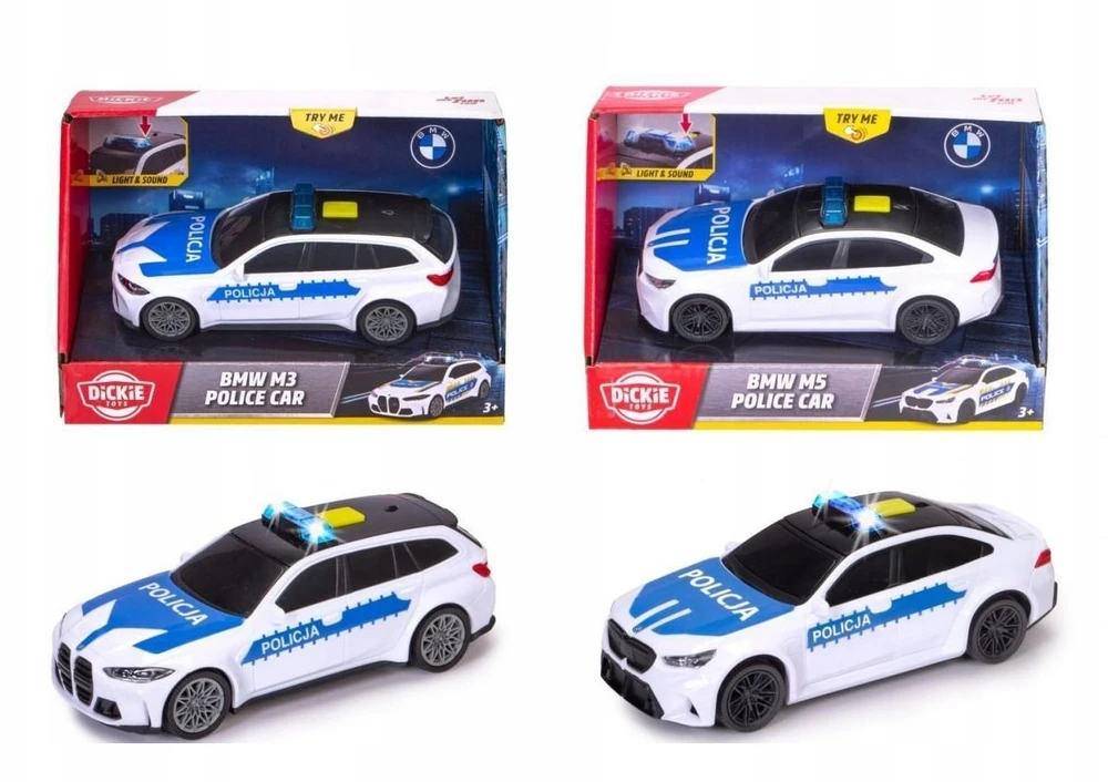 SIMBA Dickie SOS policijos BMW M3/M5 15cm 371-20351SP
