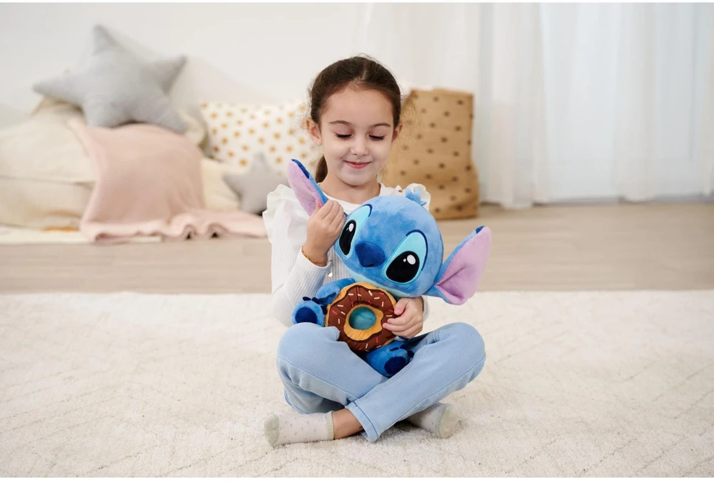 Simba Maskotka „Disney Stitch“ pliušinis žaislas su Donatu, 25 cm, originalus
