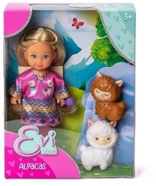 simba Doll El with alpacas