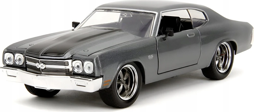 SIB Automobilio modelis 1970 Chevrolet Chevelle SS Jada, pilkas