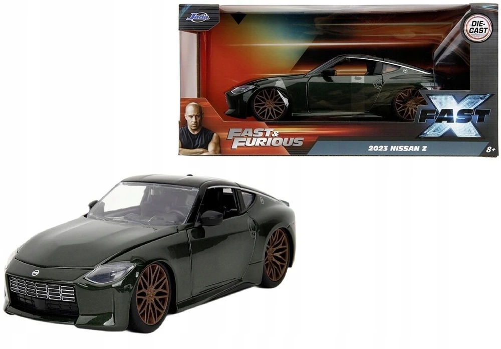 Simba Jada Greiti ir įsiutę 2023 Nissan Z 18 cm automobilis
