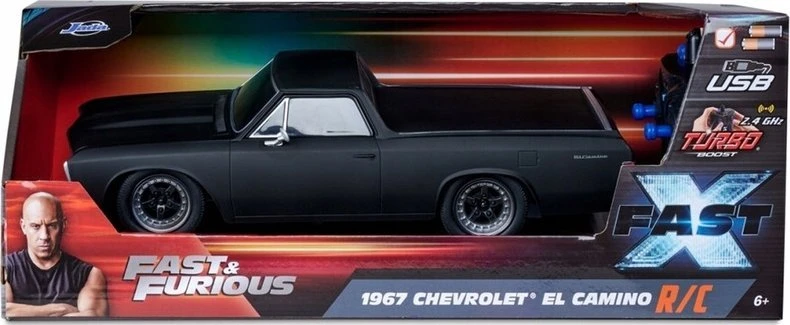 Simba SIB Jada Toys Fast&Furious RC El Camino (FF10) 1:16 Radijo bangomis valdomas (RC) modelis Automobilis Elektrinis variklis