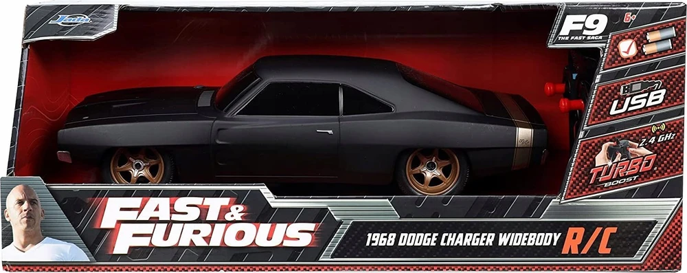 Simba SIB Jada Toys Fast&Furious RC Dom’s Dodge Charger 1:16 Radijo bangomis valdomas (RC) modelis Automobilis Elektrinis variklis