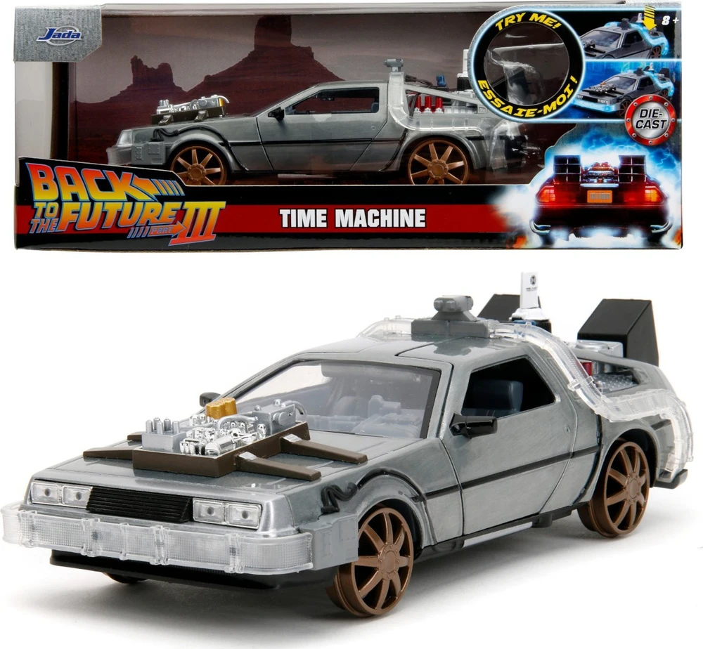 Jada Toys Automobilis Smoby DeLorean - Atgal į ateitį III 1885 1:24