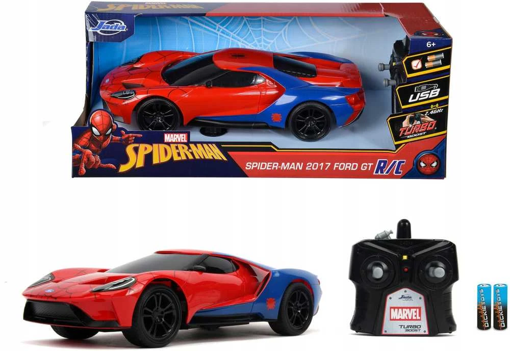 Žaislinis automobilis Jada Toys SpiderMan 2017 Ford GT