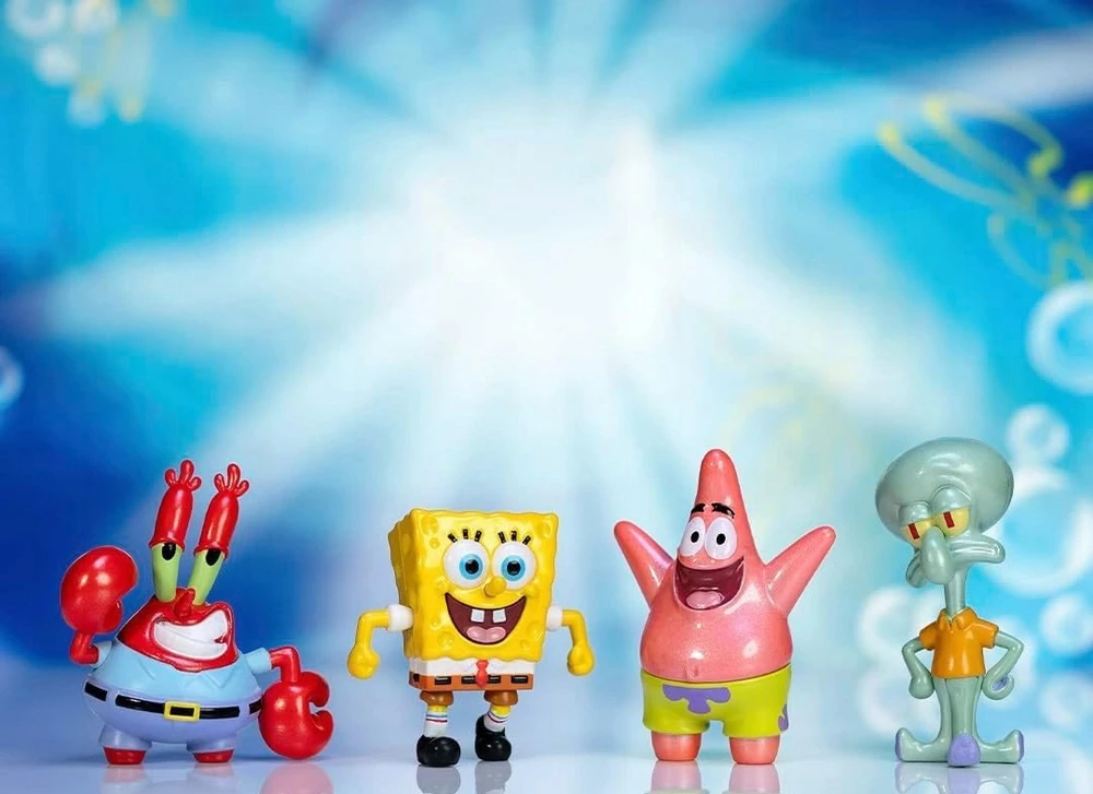 Figūrėlė Simba JADA SpongeBob metal 4pak fig 6,5cm 9335302314