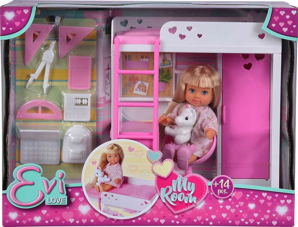 PROMO Lėlė Evi w domu i priedai Simba