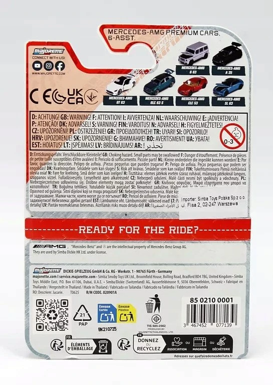 SIMBA Majorette Mercedes AMG Premium 6wz 8502100001