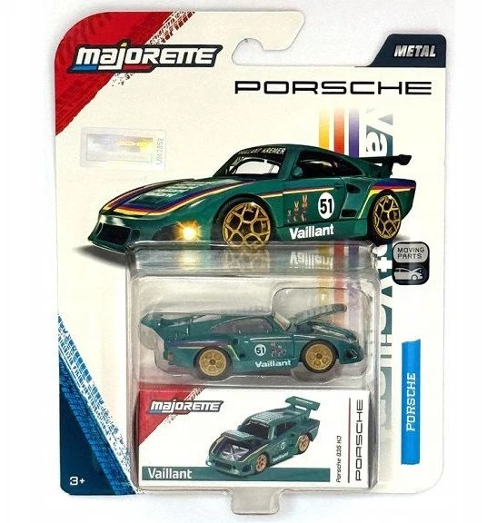 Simba MAJORETTE AUTO MET PORSCHE DELUXE 8CM MIX6 B/C24