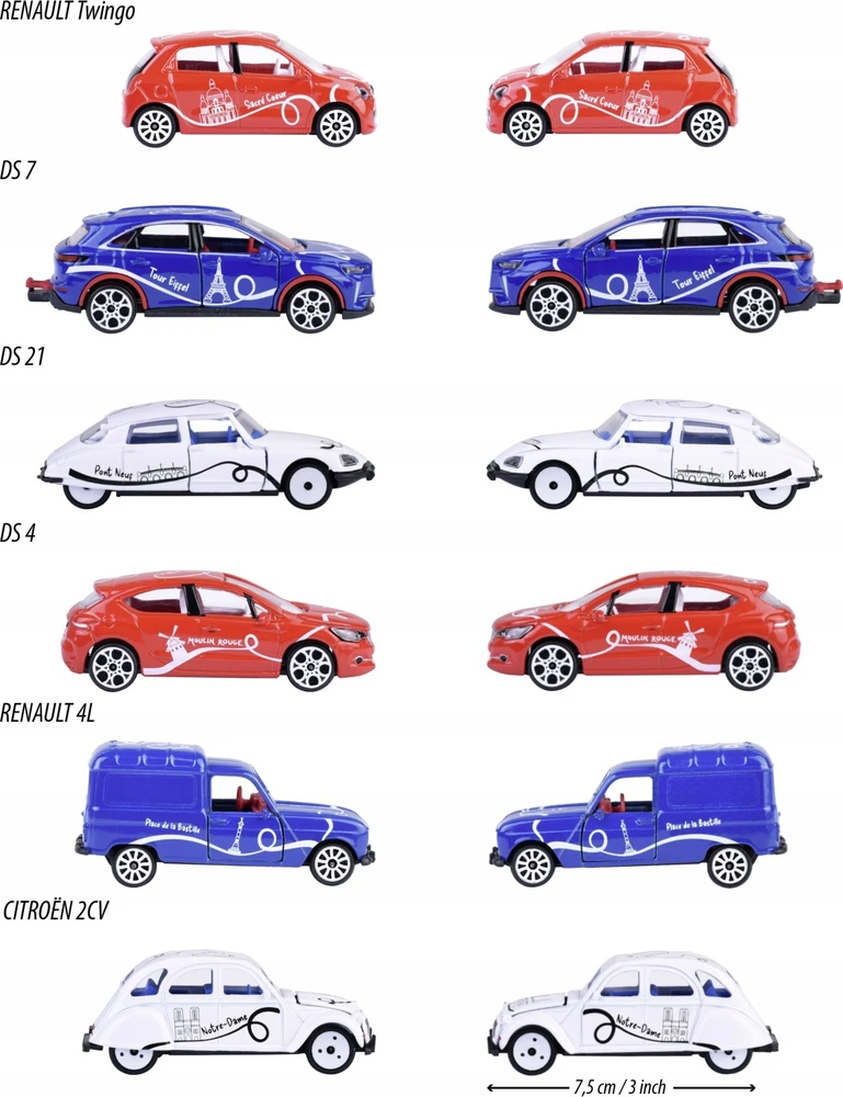 SIMBA Majorette French Touch Premium cars 6wz 205-5011