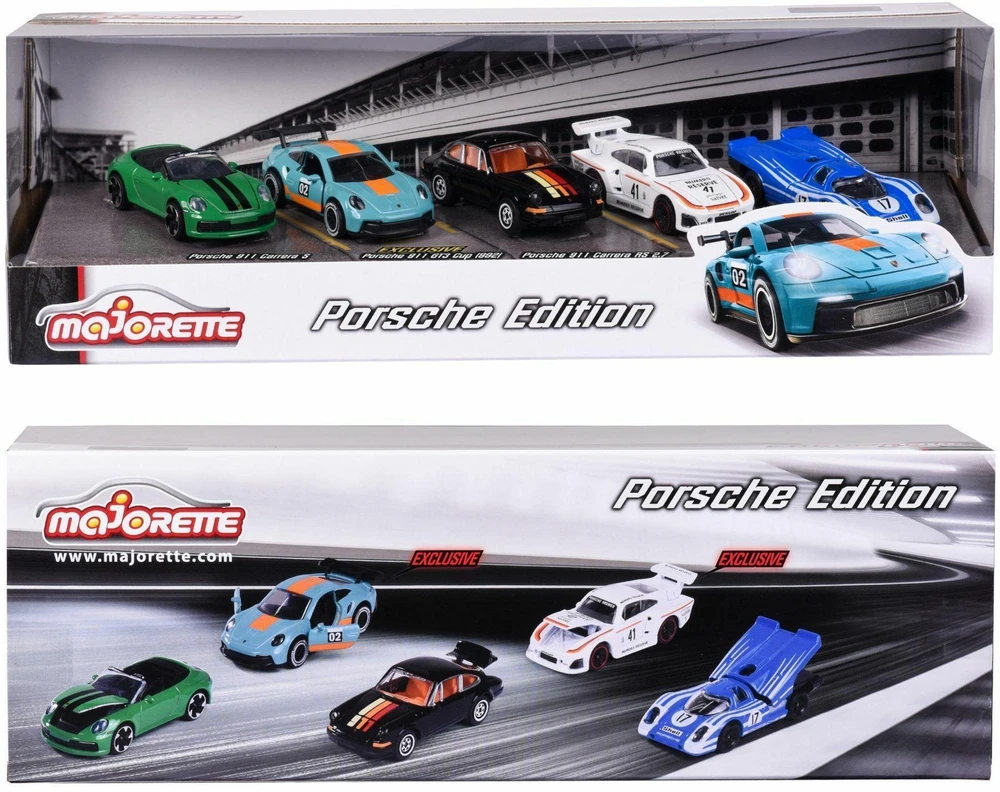 Majorette - Porsche 5 dalių dovanų rinkinys (8502105002)