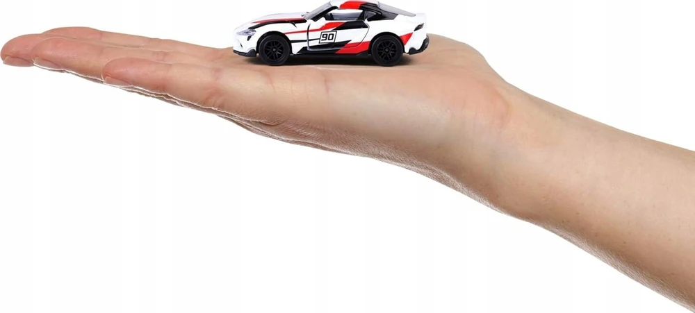 Majorette Rinkinys 5 metalinės transporto priemonės sportinės lenktyninės spyruoklės Toyota Racing Supra Corolla GT kaip dovana