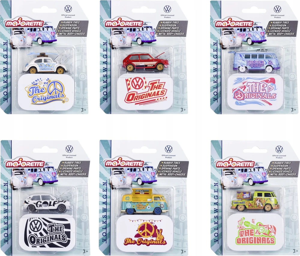 Simba MAJORETTE VW Deluxe Cars 6 rodzai Simba mix cena za 1 vnt